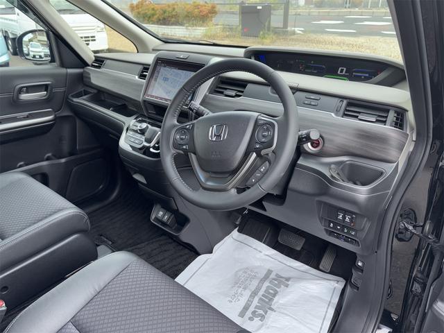 フリードハイブリッド ハイブリッド・G 車検2年付き!!、純正ナビ(CD、DVD、TV、ラジオ、Bluetooth、USB)、ETC、ドラレコFR、ホンダセンシング、LEDヘッドライト、両側パワースライドドア、シートヒーター、純正15アルミ(19枚目)