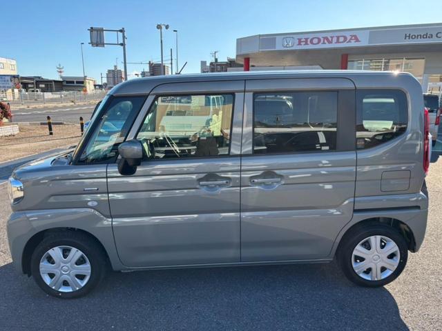 スペーシア ハイブリッドX 届出済未使用車 両側電動スライドドア 衝突被害軽減システム オートライト LEDヘッドランプ スマートキー アイドリングストップ 電動格納ミラー シートヒーター ベンチシート CVT(9枚目)