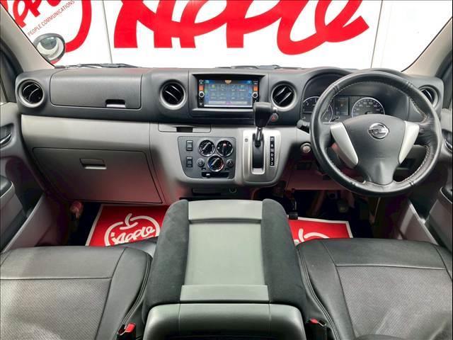 NV350キャラバンバン 5ドア ディーゼル プレミアムGX 4WD リアヒーター リアクーラー ベットキット(ベット新品) ETC バックカメラ 日産メモリーナビ(MC313D-W) オートライト(16枚目)