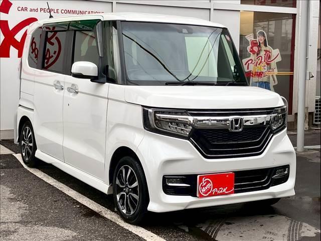 Ｎ－ＢＯＸカスタム カスタム　Ｇ・Ｌ　Ｈｏｎｄａ　ＳＥＮＳＩＮＧ　バックカメラ　ＥＴＣ　シートヒーター　左電動スライド　アダプティブクルーズコントロール　社外メモリーナビ（ＭＤＶ－Ｓ７０８Ｌ）（8枚目）
