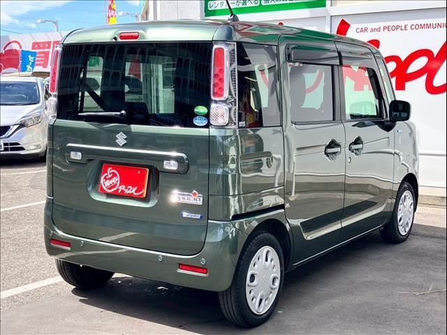 スペーシア ハイブリッドＧ　ユーザー買取　ＡＡ未出品　プッシュスタート　アイドリングストップ　ＥＴＣ　パワーモード　衝突被害軽減ブレーキ　車線逸脱警報　誤発信抑制機能　スズキセーフティサポート　社外ナビ（ＭＤＶ－Ｄ３０７ＢＴＬ）（5枚目）