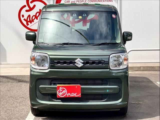 スペーシア ハイブリッドＧ　ユーザー買取　ＡＡ未出品　プッシュスタート　アイドリングストップ　ＥＴＣ　パワーモード　衝突被害軽減ブレーキ　車線逸脱警報　誤発信抑制機能　スズキセーフティサポート　社外ナビ（ＭＤＶ－Ｄ３０７ＢＴＬ）（6枚目）