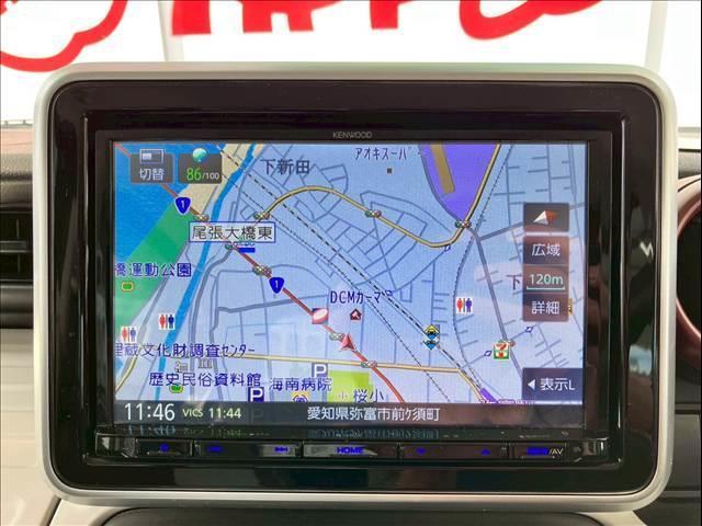 スペーシア ハイブリッドＧ　ユーザー買取　ＡＡ未出品　プッシュスタート　アイドリングストップ　ＥＴＣ　パワーモード　衝突被害軽減ブレーキ　車線逸脱警報　誤発信抑制機能　スズキセーフティサポート　社外ナビ（ＭＤＶ－Ｄ３０７ＢＴＬ）（26枚目）