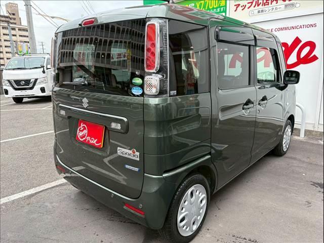 スペーシア ハイブリッドＧ　ユーザー買取　ＡＡ未出品　プッシュスタート　アイドリングストップ　ＥＴＣ　パワーモード　衝突被害軽減ブレーキ　車線逸脱警報　誤発信抑制機能　スズキセーフティサポート　社外ナビ（ＭＤＶ－Ｄ３０７ＢＴＬ）（50枚目）