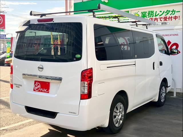 NV350キャラバンバン ロングDXターボ EXパッケージ エマージェンシーブレーキ 横滑り防止 電動格納ミラー 日産純正オーディオ ETC キー2コ(4枚目)
