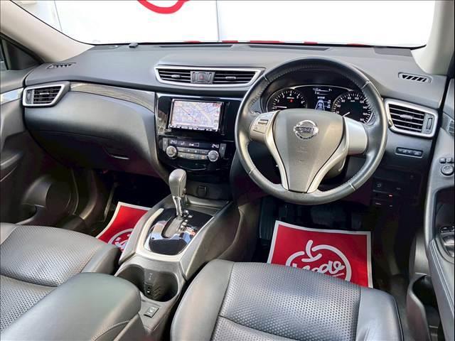 エクストレイル ２０Ｘ　エマージェンシーブレーキ　パッケージ　４ＷＤ　エマージェンシーブレーキ　バックモニター　シートヒーター　純正後付ナビ（ＨＣ３０９Ｄ－Ａ）　３列シート　７人乗り　パワーステアリング　パワーウィンドウ　オートエアコン　　後席モニター（17枚目）