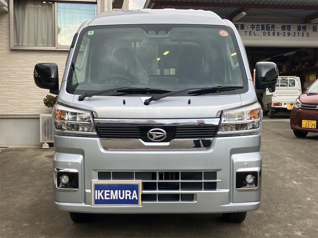 ハイゼットトラック 　ジャンボカスタム　三方開　ＣＶＴ　衝突被害軽減システム　クリアランスソナー　スマートキー　アイドリングストップ　電動格納ミラー　アルミホイール　ＥＳＣ　エアコン　パワーウィンドウ　運転席エアバッグ（2枚目）