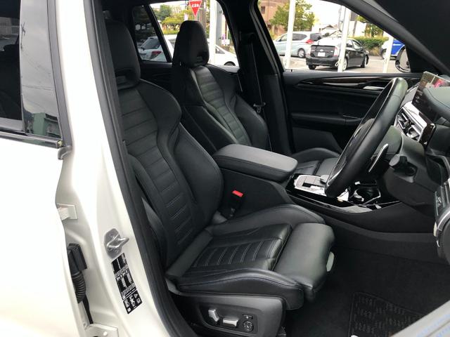 Ｘ３ Ｍ４０ｄ　当社管理ユーザー様下取車・ファストトラックＰＫＧ・黒革シート・シートヒーター・２１インチＡＷ・ＡｐｐｌｅＣａｒＰｌａｙ・アンビエントライト・電動リアゲート・ＨＵＤ・全方位カメラ・ミラーＥＴＣ（34枚目）