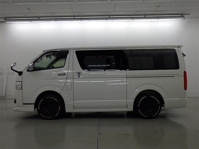 ハイエースバン ロングスーパーＧＬ　衝突被害軽減システム　メモリーナビ　フルセグ　バックカメラ　ＥＴＣ　ドラレコ　ＣＤ　ミュージックプレイヤー接続可　ＤＶＤ再生　オートクルーズコントロール　ＬＥＤヘッドランプ　スマートキー　キーレス（4枚目）