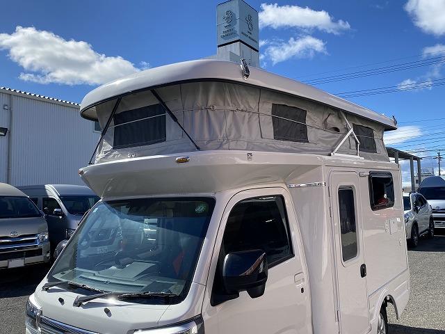 ハイゼットトラック 　ＪＰスターＨＡＰＰＹ１プラスＣＩＴＹ／４ＷＤ／ポップアップルーフ車／１２Ｖエアコン／冷蔵庫／リチウムＢＴ４００ＡＨ／電子レンジ／前後スタビライザー／ＪＰオプションＡＷ／ベバストＦＦヒーター／ソーラーＰ（5枚目）