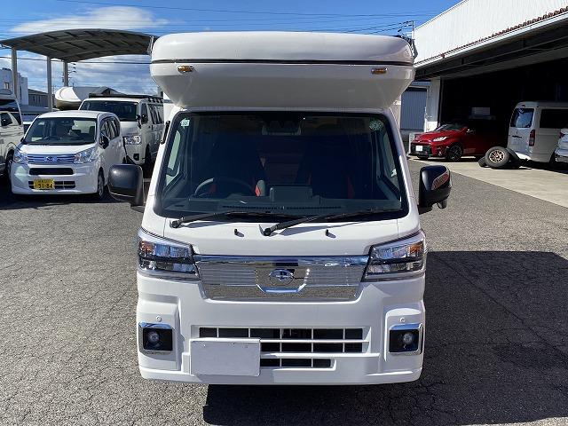 ハイゼットトラック 　ＪＰスターＨＡＰＰＹ１プラスＣＩＴＹ／４ＷＤ／ポップアップルーフ車／１２Ｖエアコン／冷蔵庫／リチウムＢＴ４００ＡＨ／電子レンジ／前後スタビライザー／ＪＰオプションＡＷ／ベバストＦＦヒーター／ソーラーＰ（7枚目）