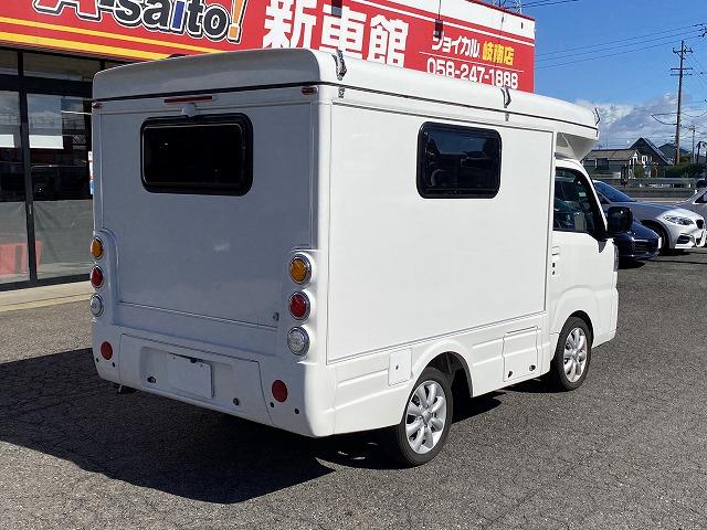 ハイゼットトラック 　ＪＰスターＨＡＰＰＹ１プラスＣＩＴＹ／４ＷＤ／ポップアップルーフ車／１２Ｖエアコン／冷蔵庫／リチウムＢＴ４００ＡＨ／電子レンジ／前後スタビライザー／ＪＰオプションＡＷ／ベバストＦＦヒーター／ソーラーＰ（13枚目）