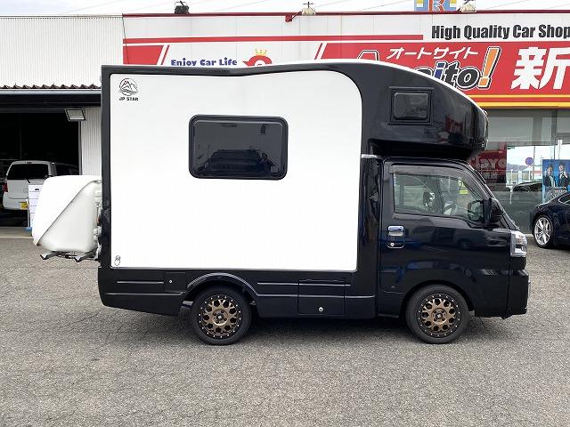 ハイゼットトラック JPスターHAPPY1プラス/4WD/12Vエアコン/FFヒーター/冷蔵庫/リチウムBT400AH/電子レンジ/リアTV/MAXファン/前後スタビライザー/JPオプションAW/JPBOX/強化ブレーキ(8枚目)