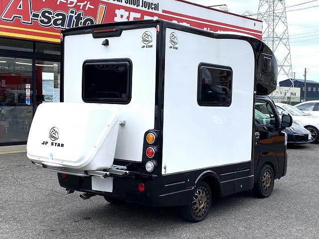 ハイゼットトラック JPスターHAPPY1プラス/4WD/12Vエアコン/FFヒーター/冷蔵庫/リチウムBT400AH/電子レンジ/リアTV/MAXファン/前後スタビライザー/JPオプションAW/JPBOX/強化ブレーキ(12枚目)