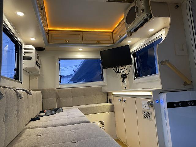 ハイゼットトラック JPスターHAPPY1プラス/4WD/12Vエアコン/FFヒーター/冷蔵庫/リチウムBT400AH/電子レンジ/リアTV/MAXファン/前後スタビライザー/JPオプションAW/JPBOX/強化ブレーキ(31枚目)