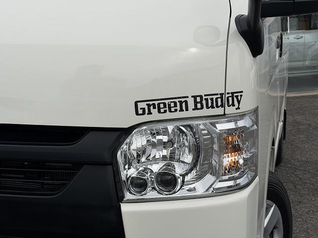ハイエースバン トイファクトリー製グリーンバディ/ディーゼル4WD/電装パッケージ/2段ベッドマット/FFヒーター/TRDフロントスポイラー/ライノラックルーフラック・オーニング/リアラダー/トヨタTSS(4枚目)