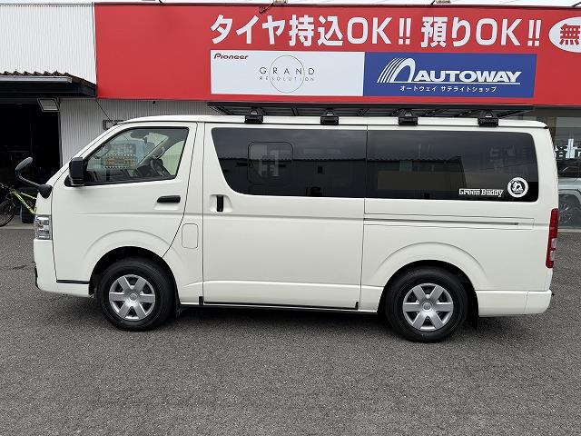 ハイエースバン トイファクトリー製グリーンバディ/ディーゼル4WD/電装パッケージ/2段ベッドマット/FFヒーター/TRDフロントスポイラー/ライノラックルーフラック・オーニング/リアラダー/トヨタTSS(32枚目)