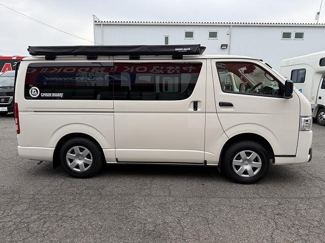 ハイエースバン トイファクトリー製グリーンバディ/ディーゼル4WD/電装パッケージ/2段ベッドマット/FFヒーター/TRDフロントスポイラー/ライノラックルーフラック・オーニング/リアラダー/トヨタTSS(36枚目)