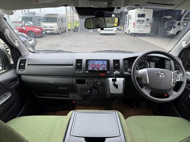 ハイエースバン トイファクトリー製グリーンバディ/ディーゼル4WD/電装パッケージ/2段ベッドマット/FFヒーター/TRDフロントスポイラー/ライノラックルーフラック・オーニング/リアラダー/トヨタTSS(38枚目)