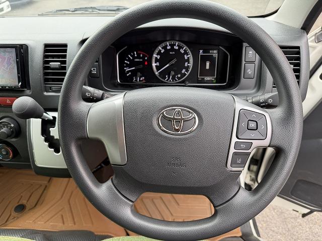 ハイエースバン トイファクトリー製グリーンバディ/ディーゼル4WD/電装パッケージ/2段ベッドマット/FFヒーター/TRDフロントスポイラー/ライノラックルーフラック・オーニング/リアラダー/トヨタTSS(43枚目)