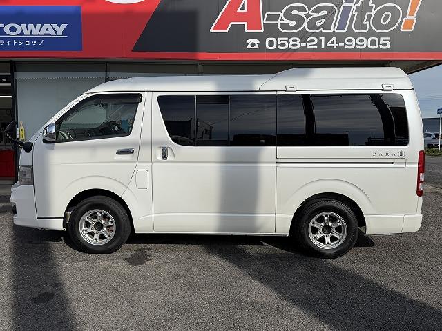 ハイエースワゴン 　トイファクトリー製ＺＡＲＡ／４ＷＤ／エアロソーラー／アウターウインドウ／コーナーセンサー／サブバッテリー／走行充電／８インチナビ／フリップダウンモニター（30枚目）