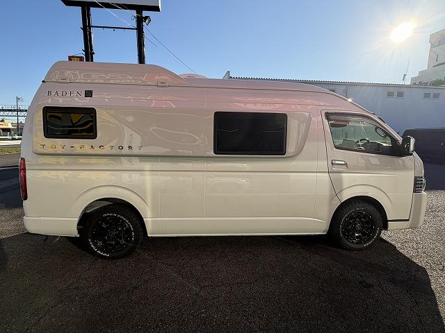 ハイエースバン 　トイファクトリー製バーデングランデ／カーサホームブラックエディション／ディーゼル／４ＷＤ／リチウム１５０Ａ／ダイキンエアコン／ソーラー／ＦＦヒーター／冷蔵庫／ＪＡＯＳアルミ／強化足回り／クルコン（46枚目）