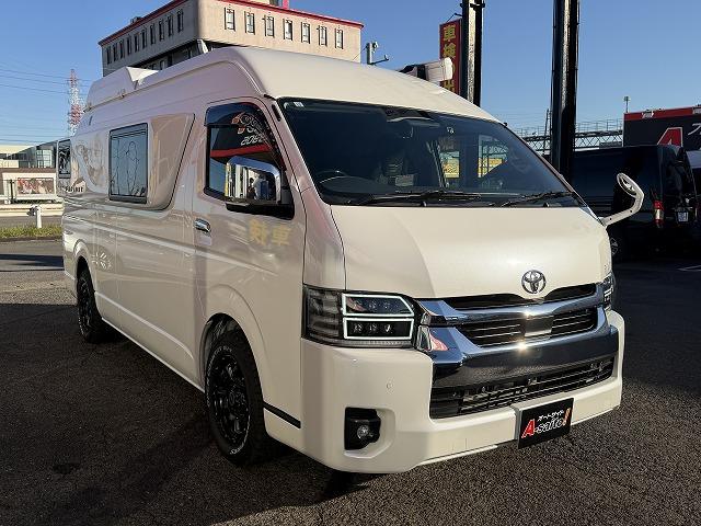 ハイエースバン 　トイファクトリー製バーデングランデ／カーサホームブラックエディション／ディーゼル／４ＷＤ／リチウム１５０Ａ／ダイキンエアコン／ソーラー／ＦＦヒーター／冷蔵庫／ＪＡＯＳアルミ／強化足回り／クルコン（47枚目）