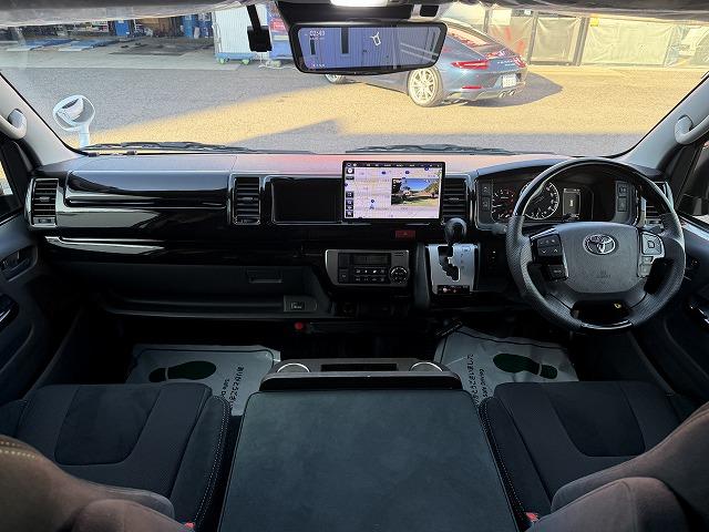 ハイエースバン 　トイファクトリー製バーデングランデ／カーサホームブラックエディション／ディーゼル／４ＷＤ／リチウム１５０Ａ／ダイキンエアコン／ソーラー／ＦＦヒーター／冷蔵庫／ＪＡＯＳアルミ／強化足回り／クルコン（48枚目）