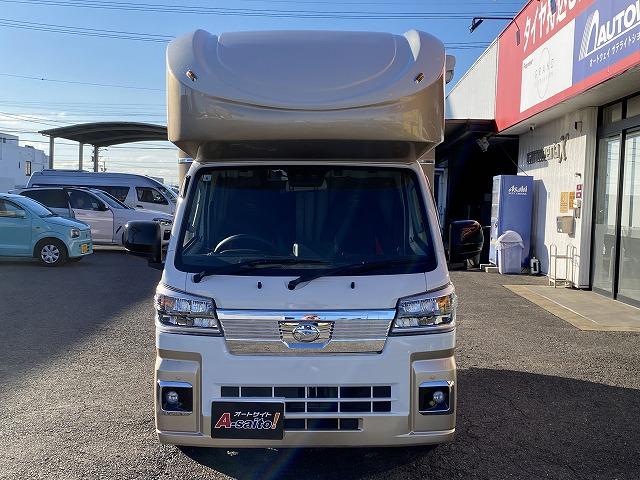 ハイゼットトラック 　ＪＰスターＨＡＰＰＹ１＋／４ＷＤ／ワンオーナー車／１２Ｖエアコン／冷蔵庫／リチウムＢＴ４００ＡＨ／電子レンジ／前後スタビライザー／強化ショック＆リーフ／ＪＰオプションＡＷ／ＦＦヒーター／ソーラーパネル（7枚目）