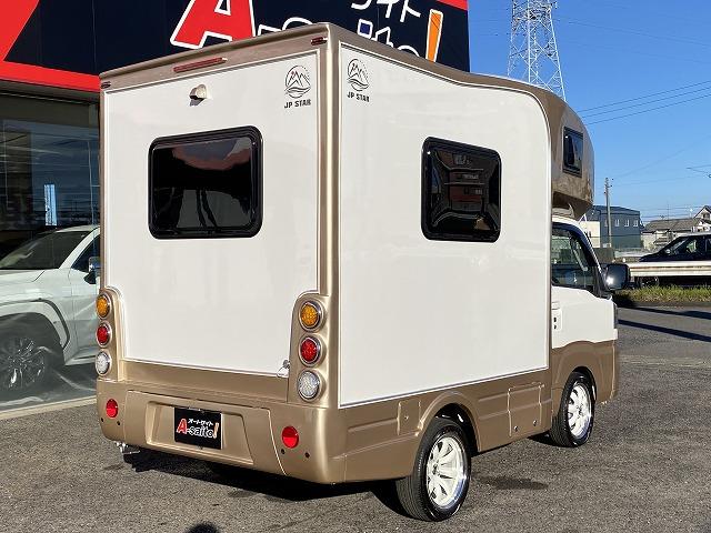 ハイゼットトラック 　ＪＰスターＨＡＰＰＹ１＋／４ＷＤ／ワンオーナー車／１２Ｖエアコン／冷蔵庫／リチウムＢＴ４００ＡＨ／電子レンジ／前後スタビライザー／強化ショック＆リーフ／ＪＰオプションＡＷ／ＦＦヒーター／ソーラーパネル（13枚目）