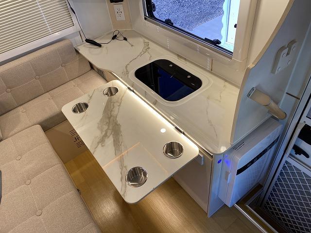 ハイゼットトラック 　ＪＰスターＨＡＰＰＹ１＋／４ＷＤ／ワンオーナー車／１２Ｖエアコン／冷蔵庫／リチウムＢＴ４００ＡＨ／電子レンジ／前後スタビライザー／強化ショック＆リーフ／ＪＰオプションＡＷ／ＦＦヒーター／ソーラーパネル（34枚目）