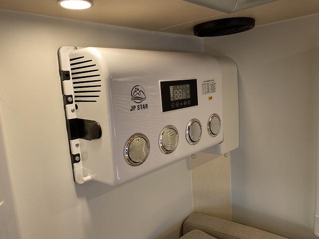 ハイゼットトラック 　ＪＰスターＨＡＰＰＹ１＋／４ＷＤ／ワンオーナー車／１２Ｖエアコン／冷蔵庫／リチウムＢＴ４００ＡＨ／電子レンジ／前後スタビライザー／強化ショック＆リーフ／ＪＰオプションＡＷ／ＦＦヒーター／ソーラーパネル（35枚目）