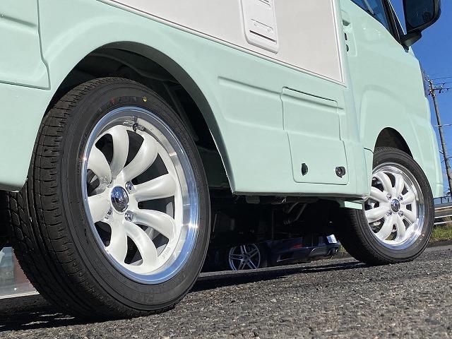 ハイゼットトラック JPスターHAPPY1プラスCITY/4WD/ポップアップルーフ車/12Vエアコン/冷蔵庫/リチウムBT200AH/JPWIDEホイール/エバスFFヒーター/ソーラーパネル/ステップライト(6枚目)