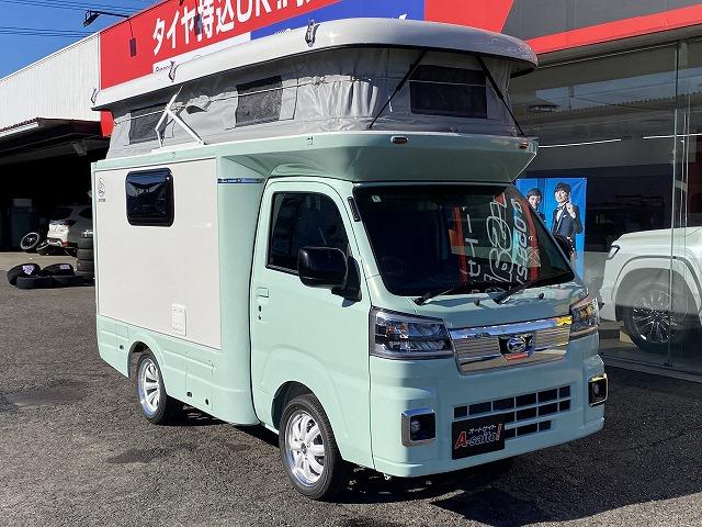 ハイゼットトラック JPスターHAPPY1プラスCITY/4WD/ポップアップルーフ車/12Vエアコン/冷蔵庫/リチウムBT200AH/JPWIDEホイール/エバスFFヒーター/ソーラーパネル/ステップライト(11枚目)