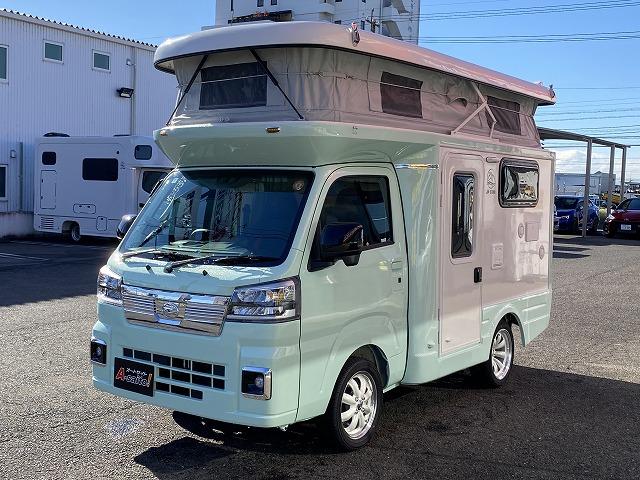 ハイゼットトラック JPスターHAPPY1プラスCITY/4WD/ポップアップルーフ車/12Vエアコン/冷蔵庫/リチウムBT200AH/JPWIDEホイール/エバスFFヒーター/ソーラーパネル/ステップライト(12枚目)