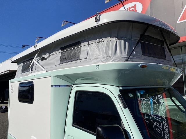 ハイゼットトラック JPスターHAPPY1プラスCITY/4WD/ポップアップルーフ車/12Vエアコン/冷蔵庫/リチウムBT200AH/JPWIDEホイール/エバスFFヒーター/ソーラーパネル/ステップライト(15枚目)