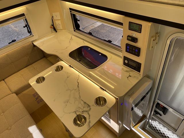 ハイゼットトラック JPスターHAPPY1プラスCITY/4WD/ポップアップルーフ車/12Vエアコン/冷蔵庫/リチウムBT200AH/JPWIDEホイール/エバスFFヒーター/ソーラーパネル/ステップライト(30枚目)