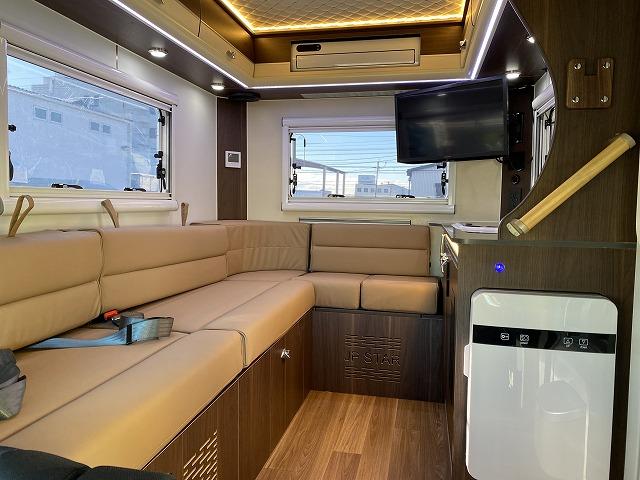 アトレー 　ＪＰスターＨＡＰＰＹ１ターボ／新車／４ＷＤ／ルームエアコン／リチウムＢＴ４００Ａｈ／１７５Ｗソーラーパネル／ベバストＦＦヒーター／２２Ｌ冷蔵庫／電動サイドオーニング／ＪＰスターワイドＡＷ／ＭＡＸＦＡＮ（34枚目）