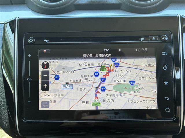スイフト ＲＳｔ　純正メモリーナビ　全周囲カメラ　シートヒーター　フルセグＴＶ　ＢＢＳアルミホイール　ＨＫＳマフラー　ＥＴＣ　Ｂｌｕｅｔｏｏｔｈ　パドルシフト　ＬＥＤヘッドライト　スマートキー　電動格納ミラー（4枚目）