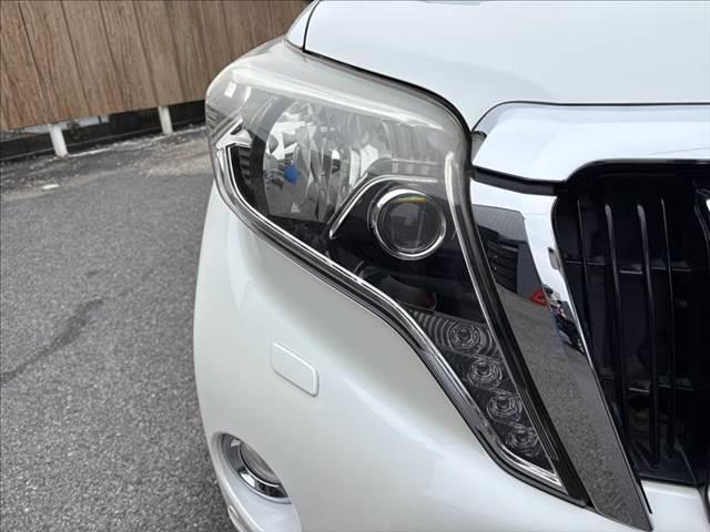 ランドクルーザープラド TX 4WD ディーゼル サンルーフ SDナビ バックカメラ クルーズコントロール フルセグTV ブルートゥース スマートキー LEDヘッドライト ETC 純正17インチアルミホイール フォグ オートAC(25枚目)