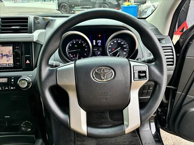 ランドクルーザープラド TX 4WD 純正SDナビ バックカメラ Bluetooth フルセグTV 禁煙車 LEDヘッドライト スマートキー 盗難防止装置 LEDヘッドライト コーナーセンサー ヘッドライトウォッシャー(13枚目)