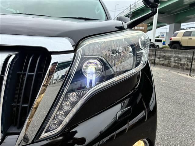 ランドクルーザープラド TX 4WD 純正SDナビ バックカメラ Bluetooth フルセグTV 禁煙車 LEDヘッドライト スマートキー 盗難防止装置 LEDヘッドライト コーナーセンサー ヘッドライトウォッシャー(14枚目)