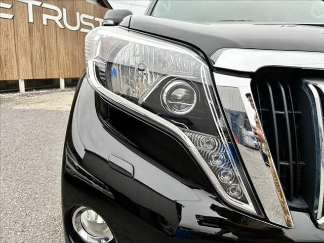 ランドクルーザープラド TX 4WD 純正SDナビ バックカメラ Bluetooth フルセグTV 禁煙車 LEDヘッドライト スマートキー 盗難防止装置 LEDヘッドライト コーナーセンサー ヘッドライトウォッシャー(25枚目)