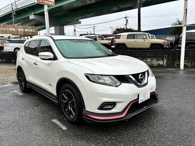 エクストレイル 20X ハイブリッド エマージェンシーブレーキP NISMOフルエアロ 4WD 本革シート 禁煙車 純正SDナビ バックカメラ フルセグ Bluetooth LEDヘッドライト シートヒーター 衝突軽減ブレーキ ETC スマートキー オートエアコン(16枚目)