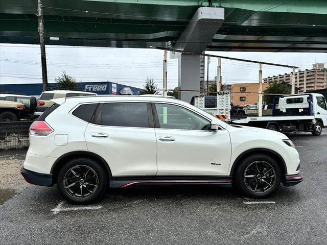 エクストレイル 20X ハイブリッド エマージェンシーブレーキP NISMOフルエアロ 4WD 本革シート 禁煙車 純正SDナビ バックカメラ フルセグ Bluetooth LEDヘッドライト シートヒーター 衝突軽減ブレーキ ETC スマートキー オートエアコン(17枚目)