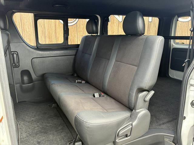 ハイエースバン ロングスーパーGL モデリスタフロントエアロ 15インチアルミホイール セーフティセンス バックカメラ ETC SDナビ Bluetooth フルセグ ハーフレザーシート 両側スライドドア オートハイビーム 盗難防止装置(34枚目)