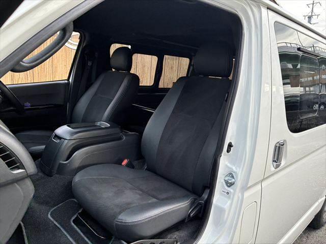 ハイエースバン スーパーGL ダークプライムII メモリーナビ 衝突軽減ブレーキ レーンキープアシスト バックカメラ Bluetooth フルセグTV 両側スライドドア LEDヘッドライト ETC スマートキー ハーフレザーシート クリアランスソナー(29枚目)