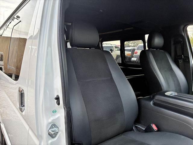 ハイエースバン スーパーGL ダークプライムII メモリーナビ 衝突軽減ブレーキ レーンキープアシスト バックカメラ Bluetooth フルセグTV 両側スライドドア LEDヘッドライト ETC スマートキー ハーフレザーシート クリアランスソナー(47枚目)