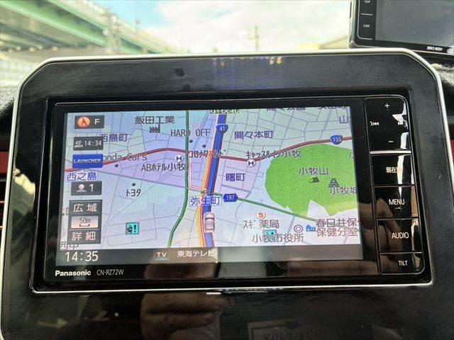 イグニス ハイブリッドＭＺ　純正メモリーナビ　クルーズコントロール　Ｂｌｕｅｔｏｏｔｈ　フルセグＴＶ　ＥＴＣ　ＬＥＤヘッドランプ　シートヒーター　純正１６インチアルミホイール　スマートキー　フォグランプ　プッシュスタート（4枚目）