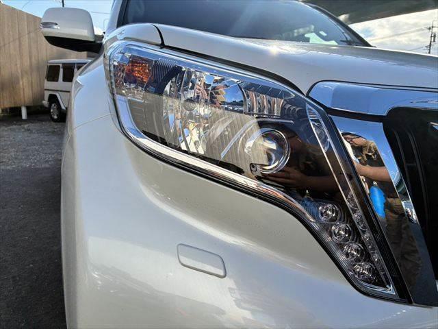 ランドクルーザープラド TX 4WD ディーゼル純正17インチアルミホイール バックカメラ 純正SDナビ ETC ブルートゥース フルセグTV LEDヘッドライト スマートキー ヒルディセントコントロール 盗難防止装置(24枚目)